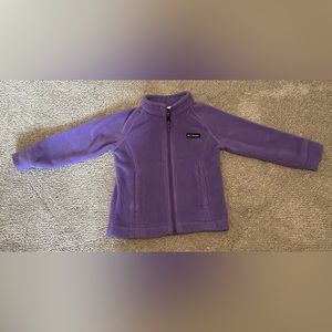 Columbia 3T Girls Purple Fleece